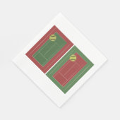 Tennis Courts Paper Napkins Servet (Hoek)