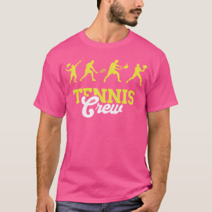 Tennis Crew Tennisspeler Racket Sport Tennis Liefd T-shirt