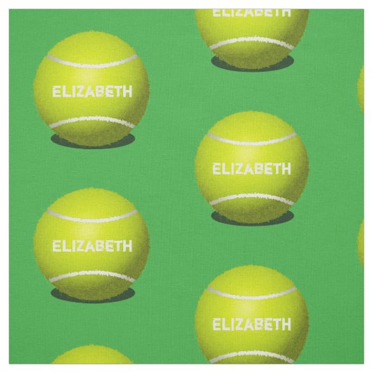 Tennis Custom Ball Fabric Stof (Swatch)