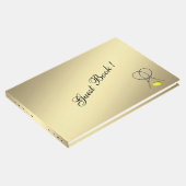 Tennis Custom Guest Book Gastenboek (Hoek)