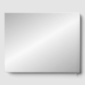 Tennis Custom Silver Guest Book Gastenboek (Achterkant)