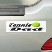 Tennis Dad Bumpersticker (Op auto)