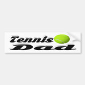 Tennis Dad Bumpersticker (Voorkant)