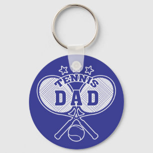 Tennis Dad, Crossed Tennis Rackets Sleutelhanger