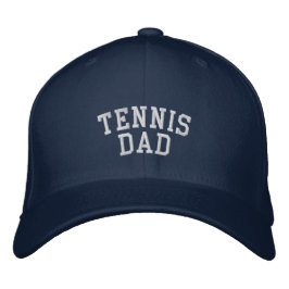 Tennis Dad geborduurd Pet