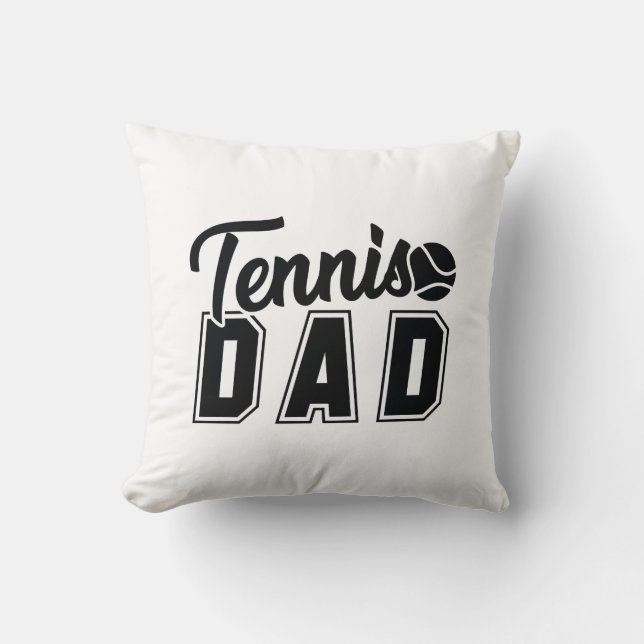 Tennis Dad Kussen (Voorkant)