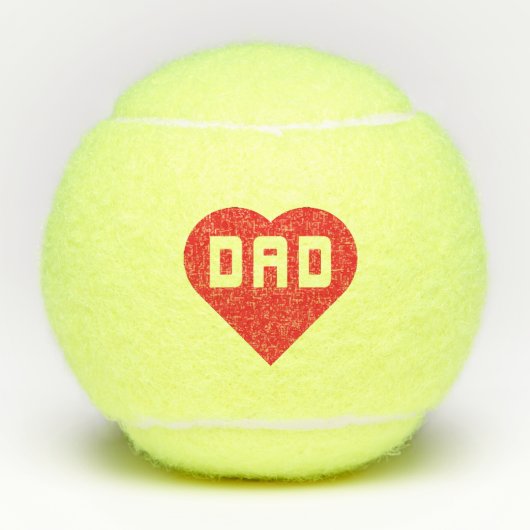 Tennis Dad Love Tennisballen (Voorkant)