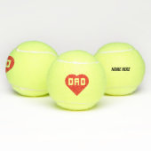 Tennis Dad Love Tennisballen (Multi)