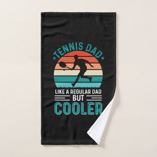 Tennis Dad Retro Sunset Handdoek (Handdoek)