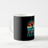 Tennis Dad Retro Sunset Koffiemok (Voorkant links)