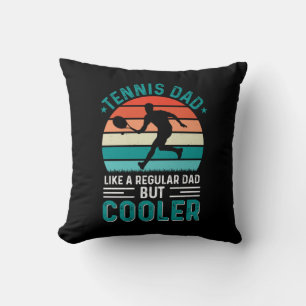 Tennis Dad Retro Sunset Kussen