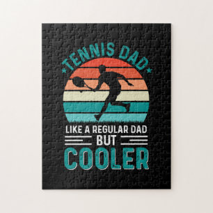 Tennis Dad Retro Sunset Legpuzzel