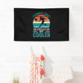 Tennis Dad Retro Sunset Spandoek (Insitu)