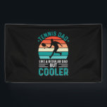 Tennis Dad Retro Sunset Spandoek<br><div class="desc">Tennis Dad Retro Sunset</div>