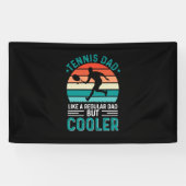Tennis Dad Retro Sunset Spandoek (Horizontaal)