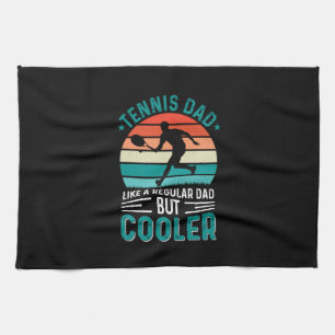 Tennis Dad Retro Sunset Theedoek