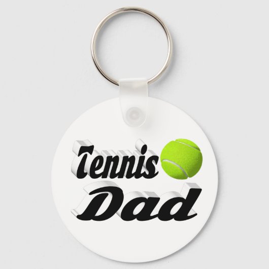 Tennis Dad Sleutelhanger (Voorkant)