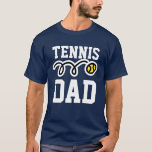 Tennis DAD T-shirt voor pappa - vaderdag gift