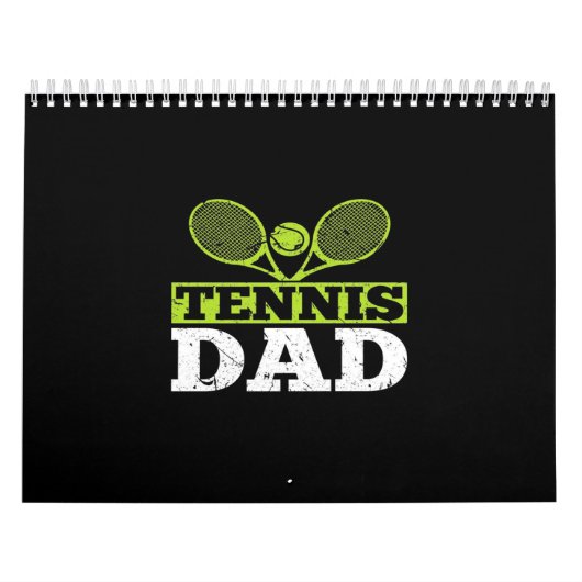 Tennis Dad Tennis Player | Tennis Lover Kalender (Hoes)