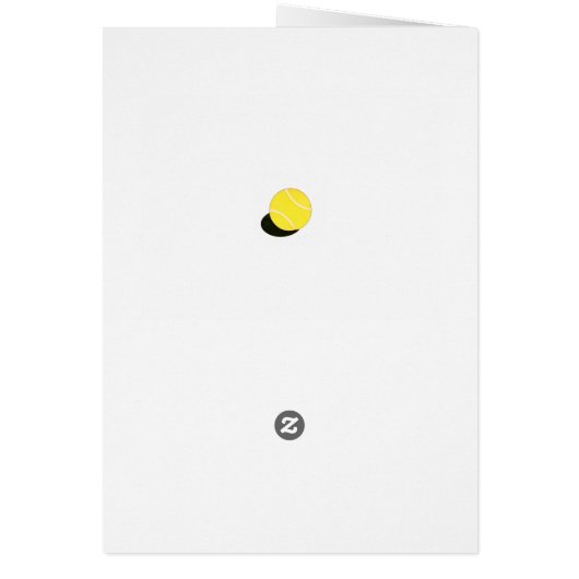 Tennis Dad Vaderdag Kaart (Achterkant)