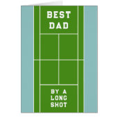 Tennis Dad Vaderdag Kaart (Voorkant)