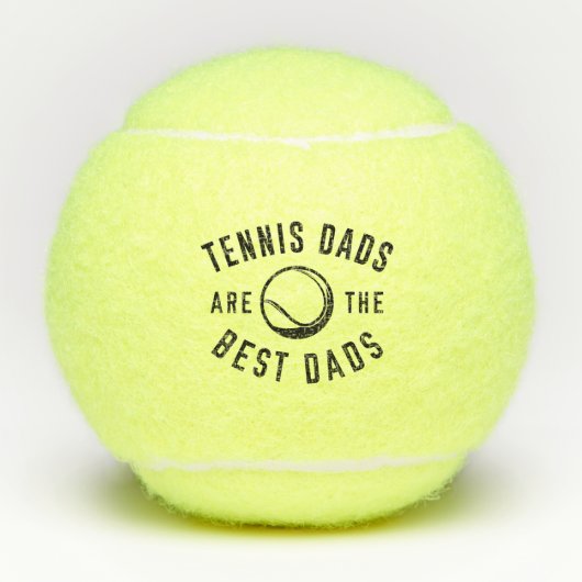 Tennis Dads zijn de beste Dads Tennisballen (Voorkant)