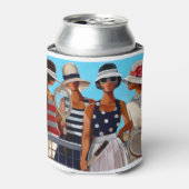 Tennis Dames door Trish Biddle Blikjeskoeler (Blikje Voorkant)