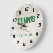 Tennis dat is alles grote klok (Hoek)