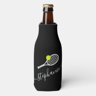Tennis de Aangepaste Naam Gepersonaliseerde Koelbo Flesjeskoeler