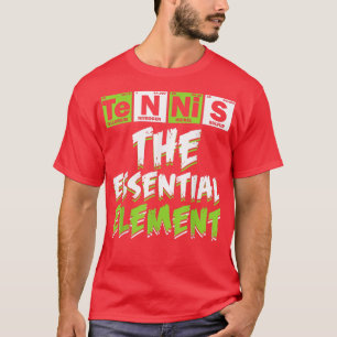 Tennis de Essentiële Element Tennis Lover Science T-shirt