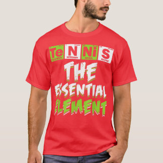 Tennis de Essentiële Element Tennis Lover Science T-shirt
