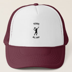 Tennis de hele dag trucker pet