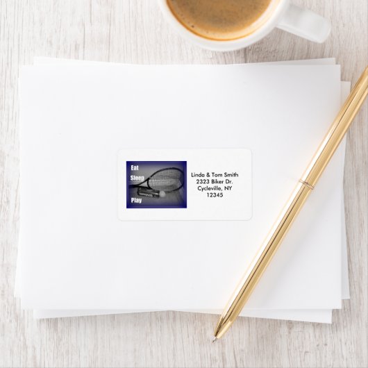 Tennis de hele tijd etiket (Insitu)