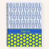 Tennis de naam van het patroon notitieboek (Voorkant)