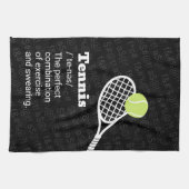 Tennis Definitie Oefening en vloeken Theedoek (Horizontaal)