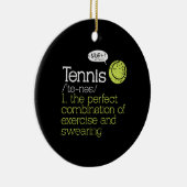 Tennis Definition Keramisch Ornament (Rechts)