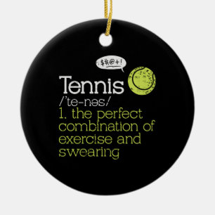 Tennis Definition Keramisch Ornament