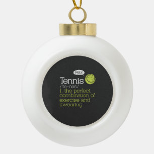 Tennis Definition Keramische Bal Ornament