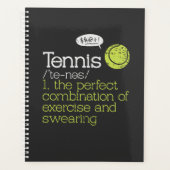 Tennis Definition Planner (Voorkant)