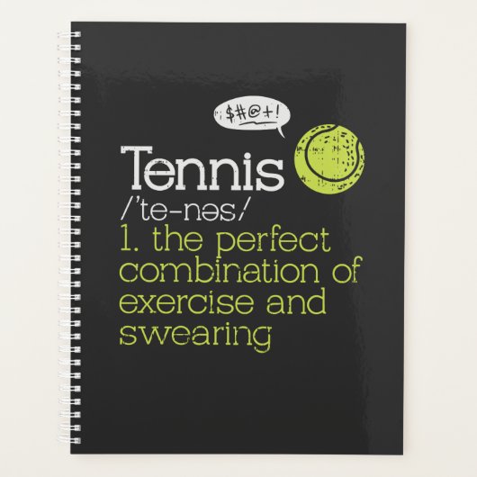 Tennis Definition Planner (Voorkant)
