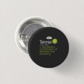 Tennis Definition Ronde Button 3,2 Cm (Voorkant /achterkant)