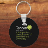 Tennis Definition Sleutelhanger (Voorkant)