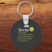 Tennis Definition Sleutelhanger (Voorkant)