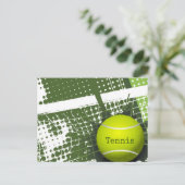 Tennis Design 2018 Briefkaart Calendar (Staand voorkant)