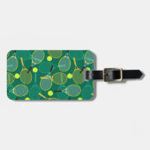 Tennis Design Bagagelabels (Voorkant horizontaal)