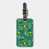 Tennis Design Bagagelabels (Voorkant verticaal)