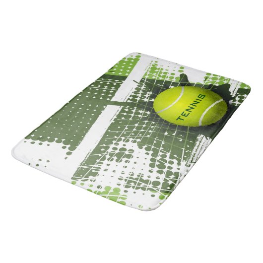 Tennis Design Bath Mat (Gekanteld)