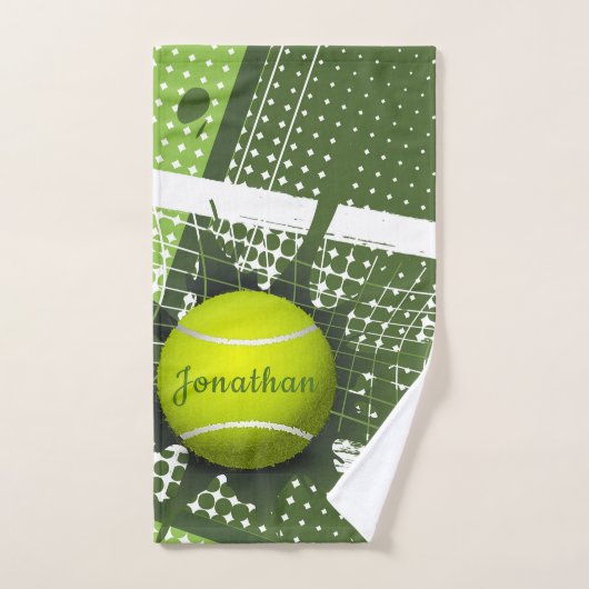 Tennis Design Bath Towel Set Bad Handdoek (Handdoek)