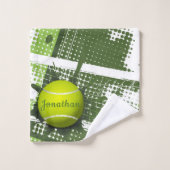 Tennis Design Bath Towel Set Bad Handdoek (Wasdoekje)