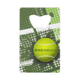 Tennis Design Bottle Open Creditkaart Flessenopener